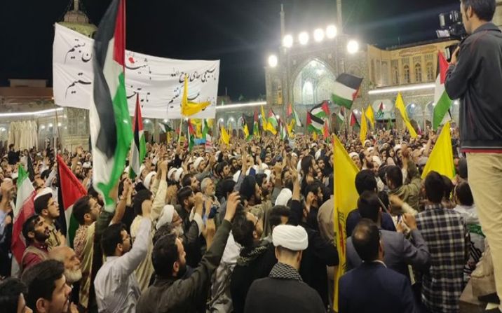 راهپیمایی و تجمع قمی‌ها در حمایت از مظلومان فلسطینی